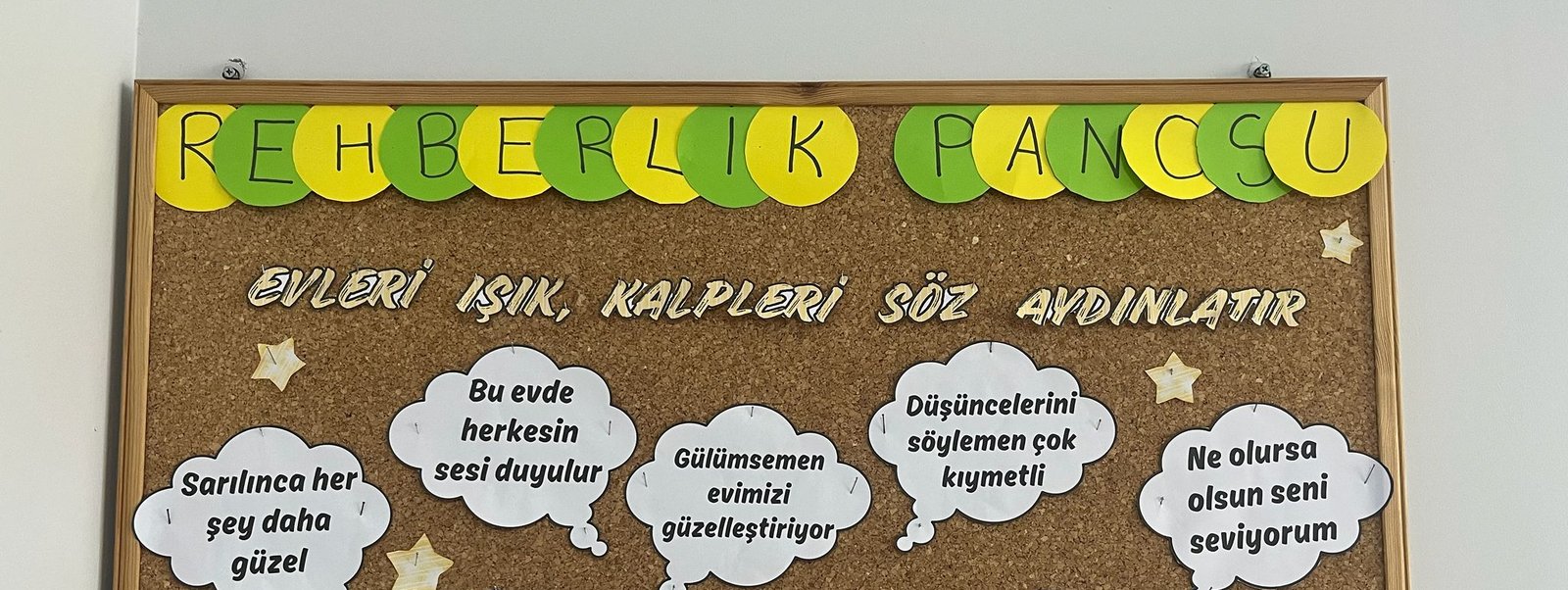 Rehberlik panomuzdan: "Evleri ışık, kalpleri söz aydınlatır"