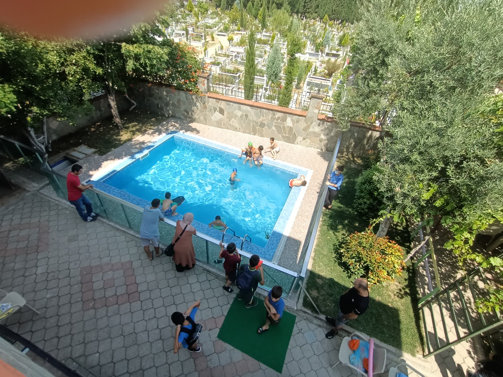 Havuzda duyusal etkinlik